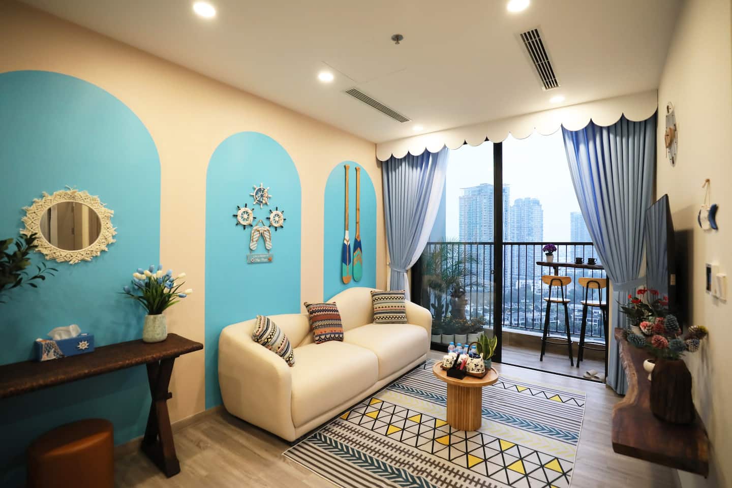 Atutu Home Sky Forest 2PN Địa Trung Hải